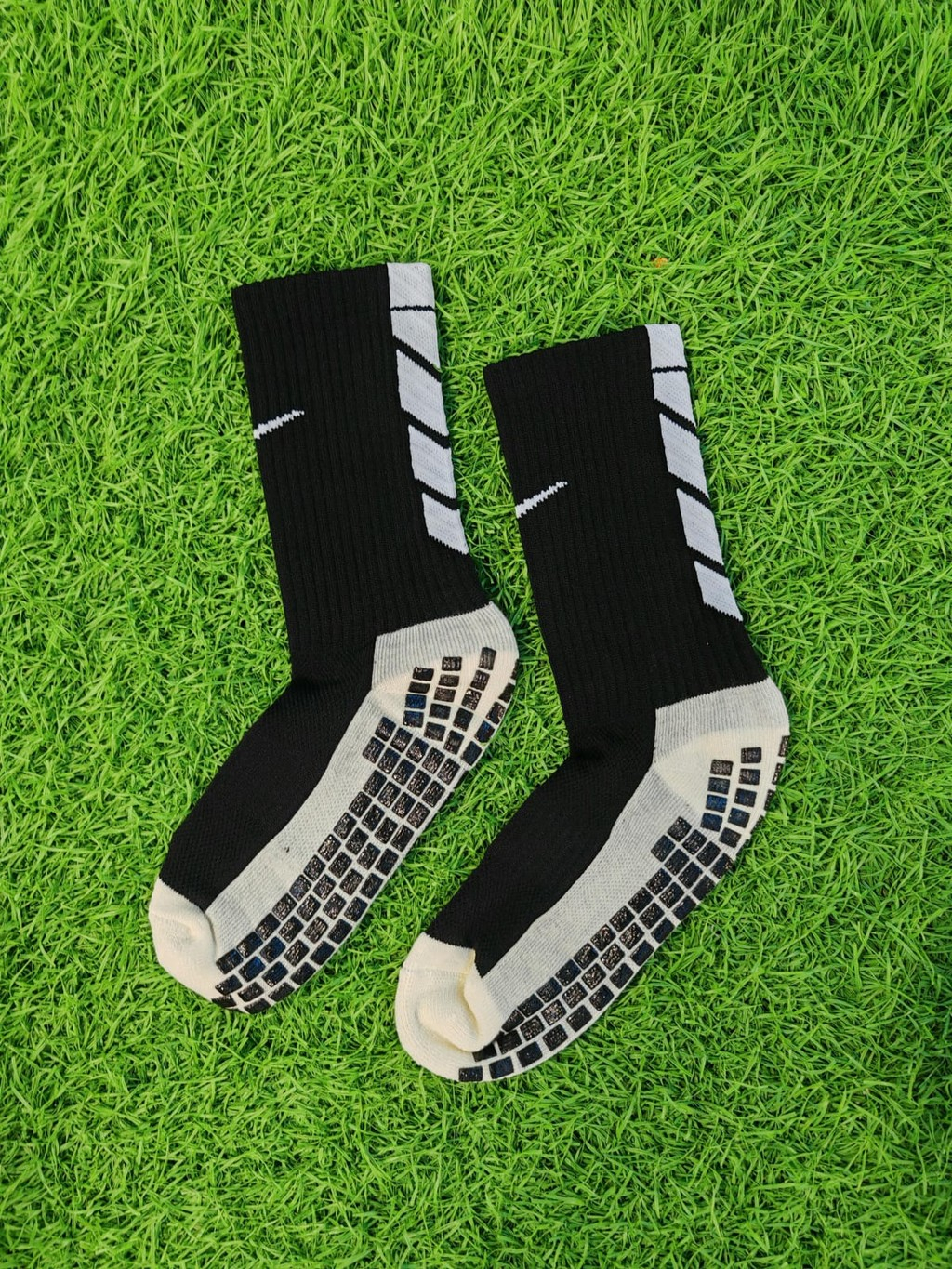 Medias Nike Antideslizante Negro Con Beige