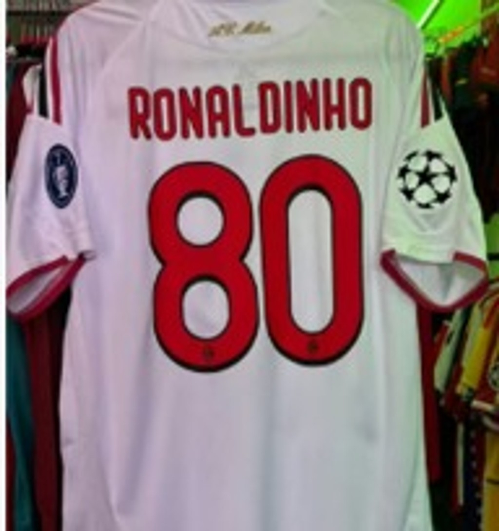 Camisa Retro Ac Milan Segunda Equipacion 09/10 Ronaldinho