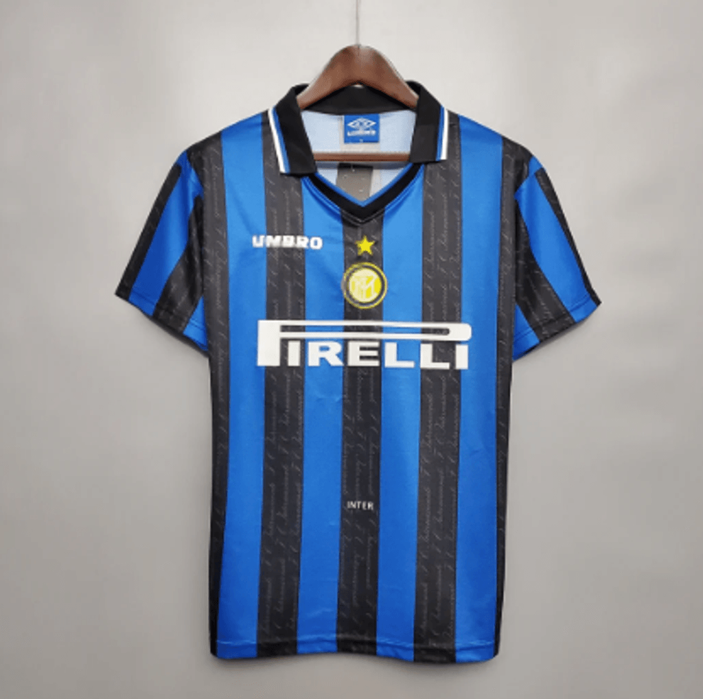 Camisa Retro Inter Milan Primera Equipacion 97/98 Ronaldo