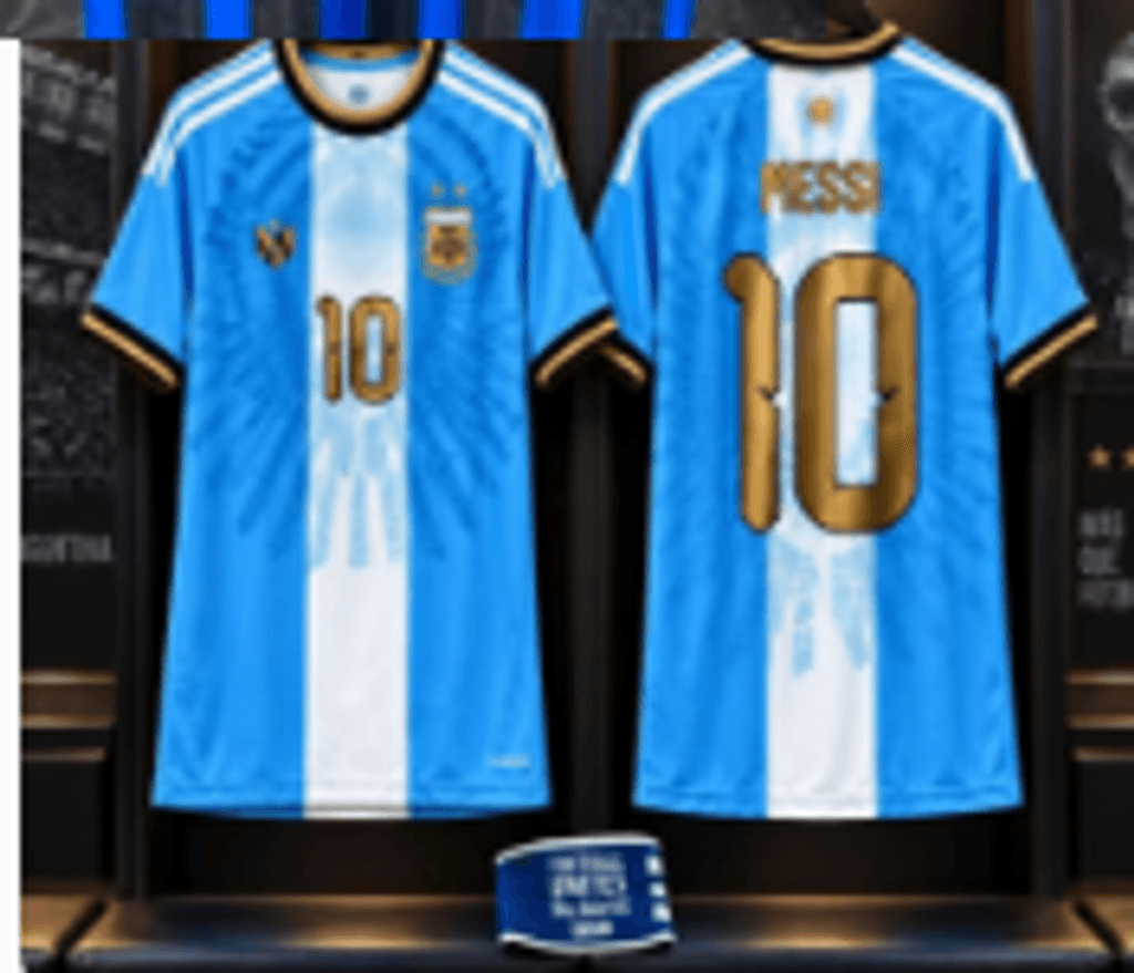 Camisa Fan Argentina Edicion Especial Despedida Messi
