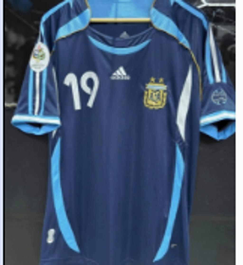 Camisa Retro Argentina Segunda Equipacion 2006 Messi