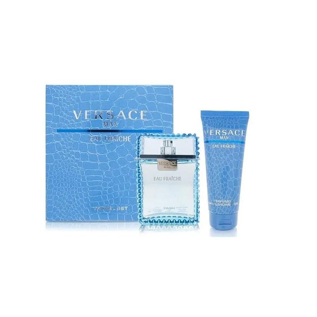 Set Versace Man Eau Fraiche 3.4 EDT Sp + 3.4S/G Men