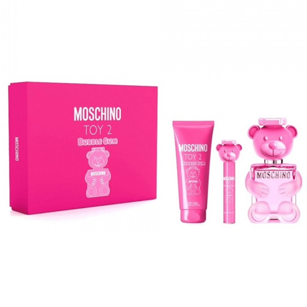 Set Moschino Bubble Gum 3PZAS Mujer
