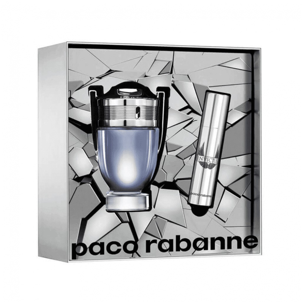 Set Paco Rabanne Invictus 1.7 EDT Sp + 0.33 EDT Sp Men
