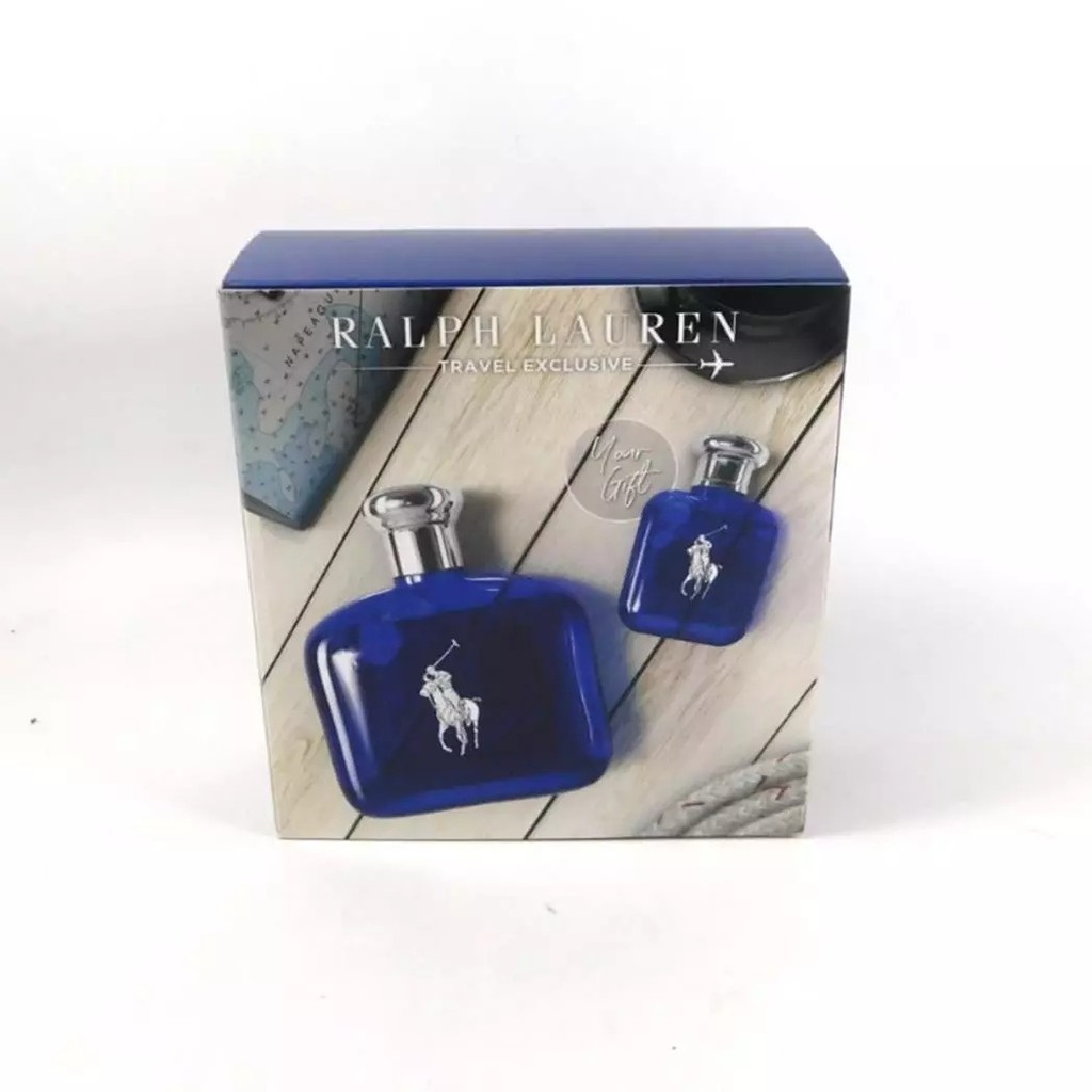 Set Ralph Lauren Polo Blue 125ml EDT + Mini