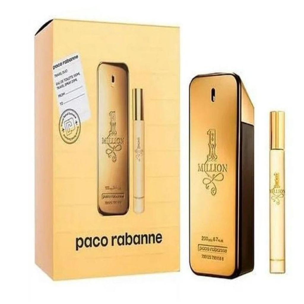 Set Paco Rabanne 1 Million 3.4 EDT Sp + 0.34 EDT Hombre