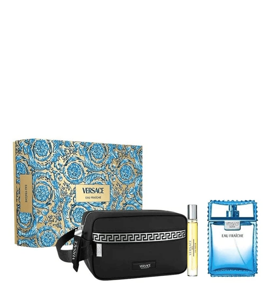 Versace Set Versace Eau Fraiche EDT 100ml + 10ml & Bolso original en Costa Rica