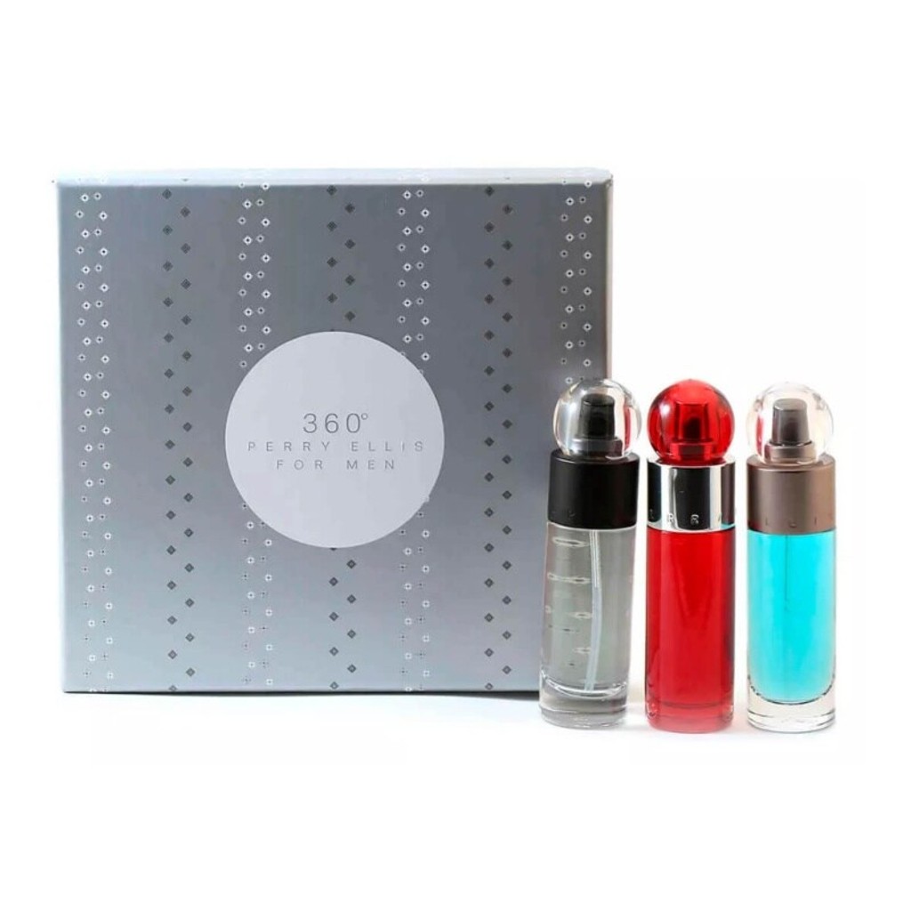 Perry Ellis Set Perry Ellis 360 MINISx3 30ml C/U Hombre original en Costa Rica