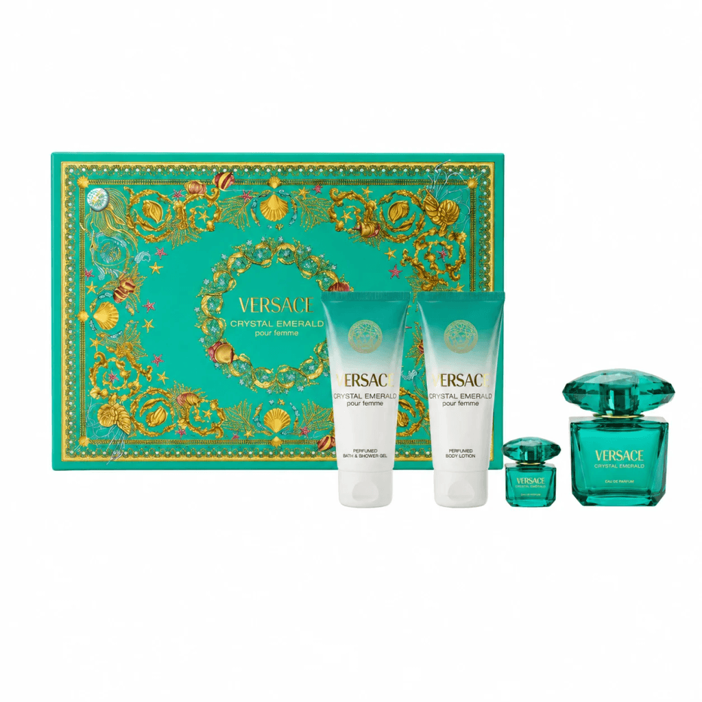Versace Set Versace Crystal Emerald 4pzas Mujer original en Costa Rica